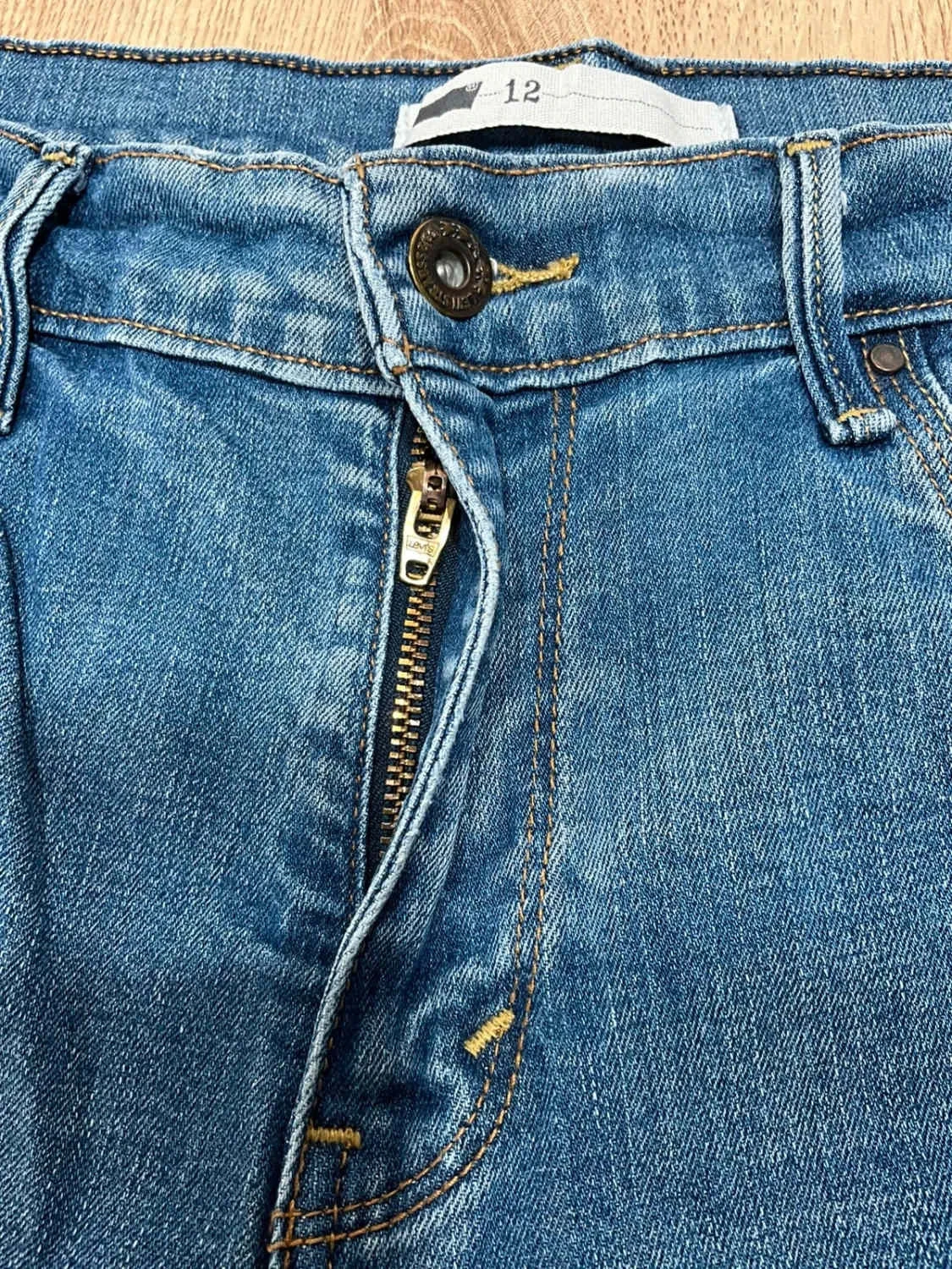 Short Levi's 12 - W31 Femme 98% Coton Bleu délavé Slv039 – photo 8